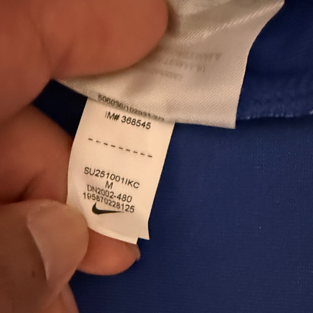 Nike Royal Blue Dallas Basketball Jersey with Gray Accents NWT Icon edition - Picture 4 of 6